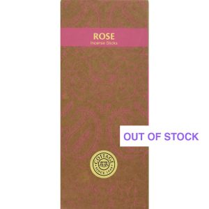 Festive Range Deluxe Rose Incense Sticks by Cottage Industries in decorative box – natural floral fragrance hand-rolled in India.
