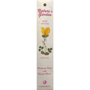 Nature’s Garden Rose incense with a soft floral rose fragrance, available in Cape Town and across South Africa.